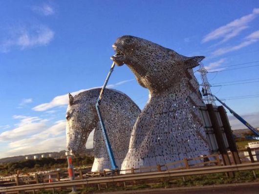 The Kelpies Tower By Andy Scott