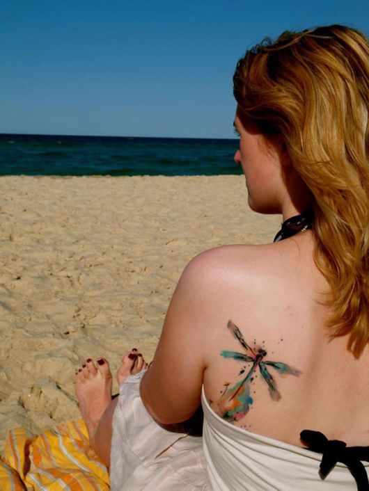 Examples Of Artistic Watercolor Tattoos 