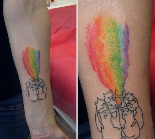 Examples Of Artistic Watercolor Tattoos 