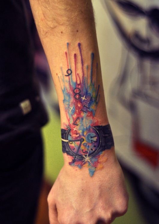 Examples Of Artistic Watercolor Tattoos 
