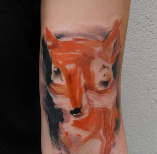 Examples Of Artistic Watercolor Tattoos 