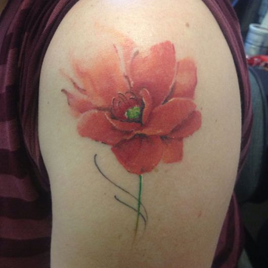 Examples Of Artistic Watercolor Tattoos 