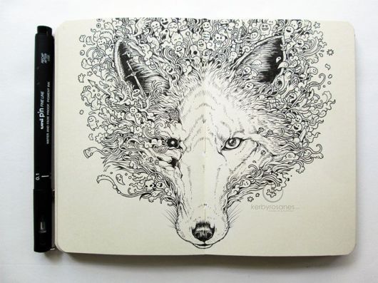 Impressively Detailed Pen Doodles