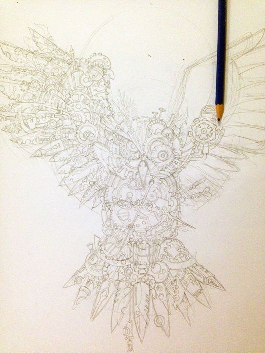 Impressively Detailed Pen Doodles