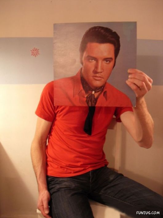 Creatively Posing With Fake Faces