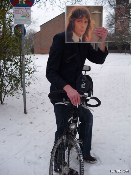 Creatively Posing With Fake Faces