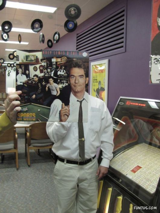 Creatively Posing With Fake Faces