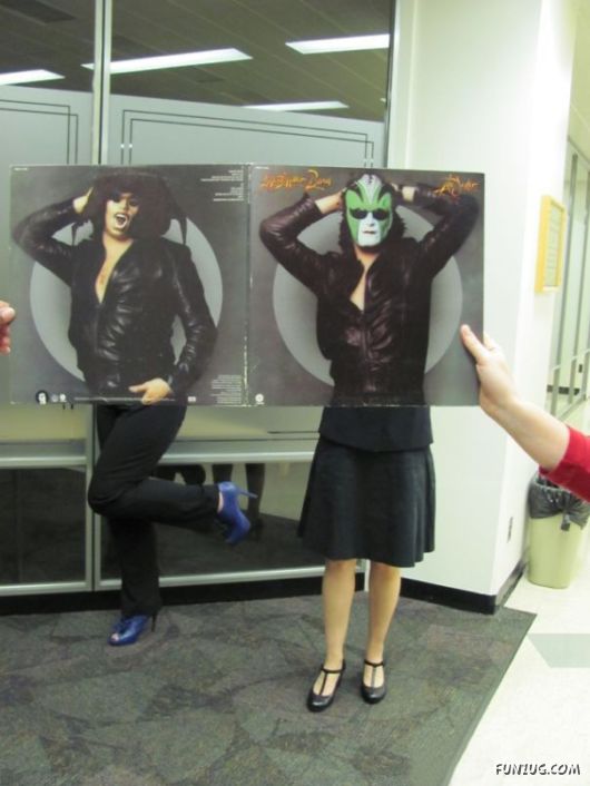 Creatively Posing With Fake Faces