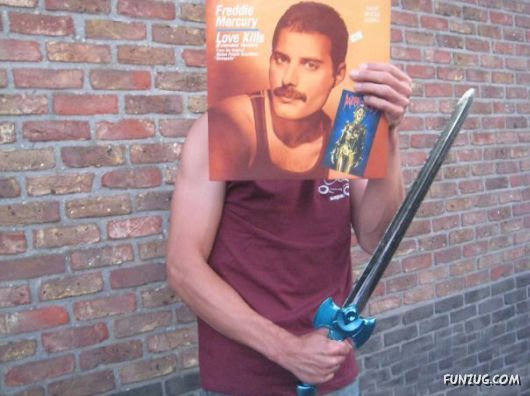 Creatively Posing With Fake Faces