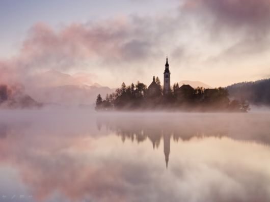 Beautiful Morning Mist And Fog
