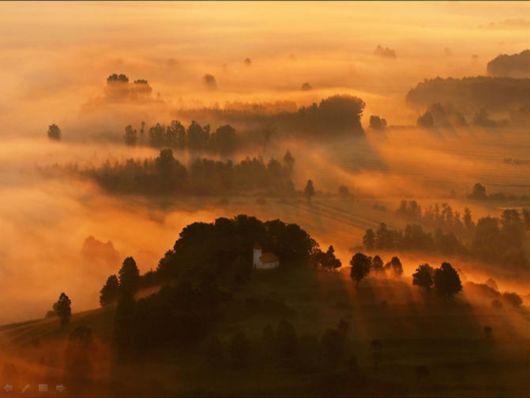 Beautiful Morning Mist And Fog