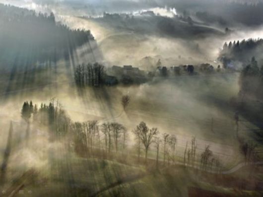 Beautiful Morning Mist And Fog