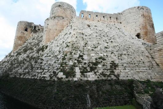 The Castle Of Krak des Chevaliers In Syria