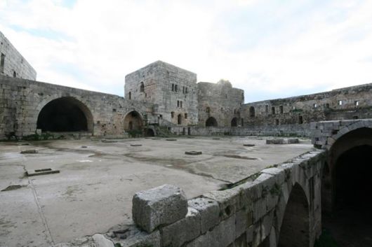 The Castle Of Krak des Chevaliers In Syria