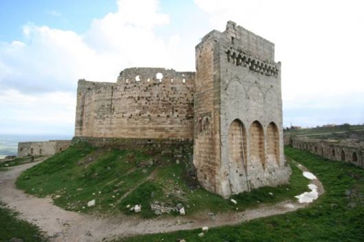 The Castle Of Krak des Chevaliers In Syria