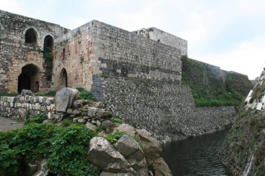 The Castle Of Krak des Chevaliers In Syria