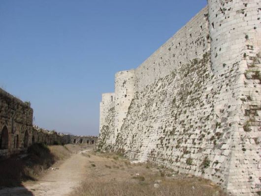 The Castle Of Krak des Chevaliers In Syria