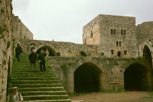 The Castle Of Krak des Chevaliers In Syria