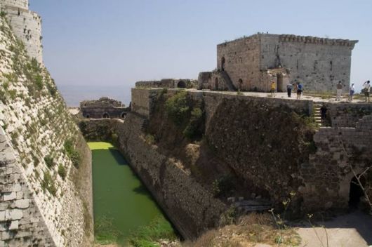 The Castle Of Krak des Chevaliers In Syria