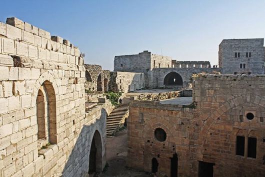 The Castle Of Krak des Chevaliers In Syria