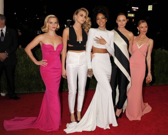 Cara Delevingne Attends 2014 Met Gala