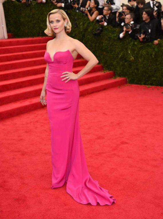 Gorgeous Reese Witherspoon At 2014 Met Gala