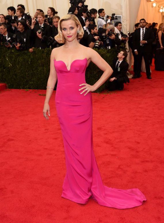 Gorgeous Reese Witherspoon At 2014 Met Gala