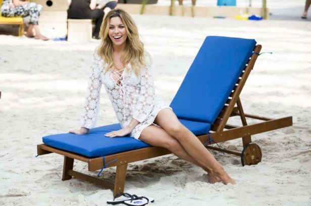 Gorgeous Abbey Clancy In Whites