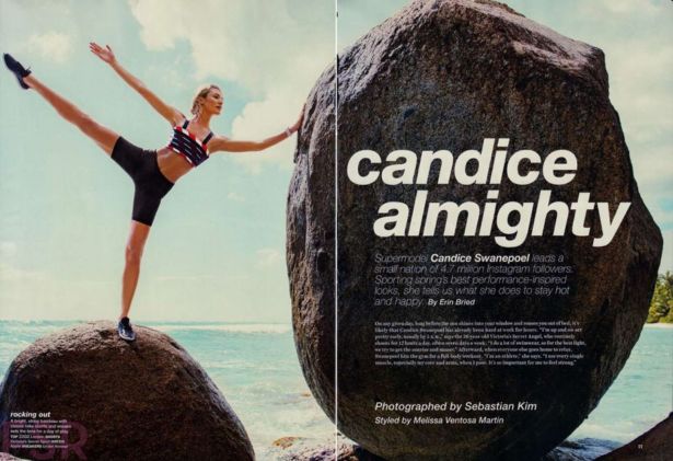 Candice Swanepoel Shoots For Self Magazine