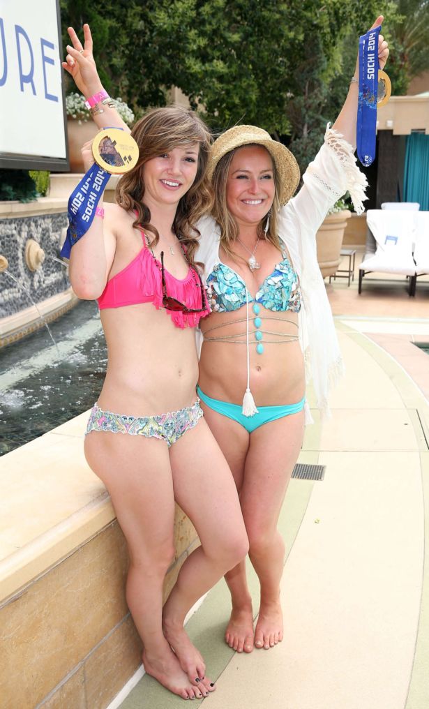 Jamie Anderson And Kaitlyn Farrington At Azure