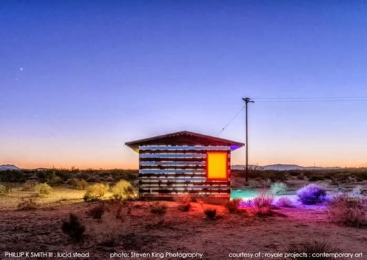 Lucid Stead - The Light Installation In A Desert